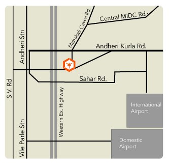 Map to Mumbai office